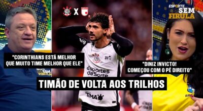 CORINTHIANS VENCE NA LIBERTA SOB O COMANDO DE DINIZ