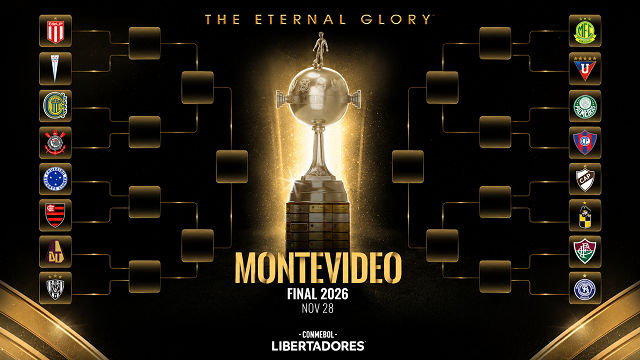 Conmebol define confrontos das oitavas da Libertadores 2026