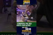 A REAÇÃO EMOCIONANTE DE MILTON COM NEYMAR PAI E NEYMAR JR