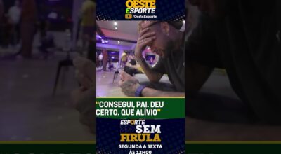 A REAÇÃO EMOCIONANTE DE MILTON COM NEYMAR PAI E NEYMAR JR