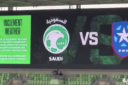 Partida da Arábia Saudita é interrompida por tempestade no Texas