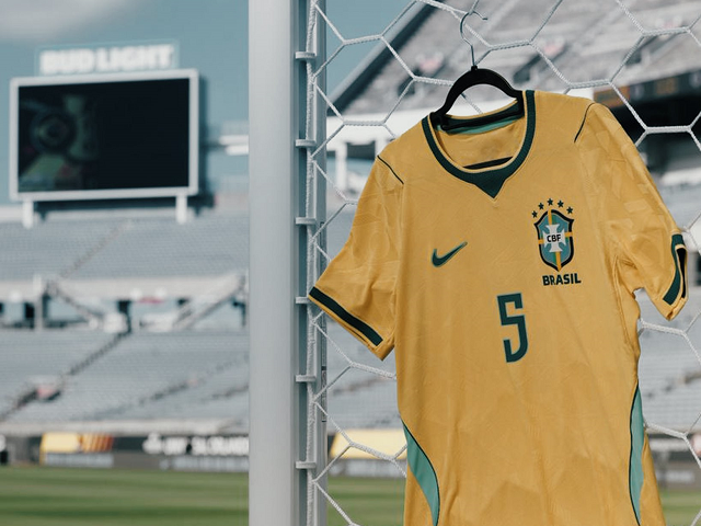 Camisa do Brasil é a segunda mais bonita da Copa de 2026