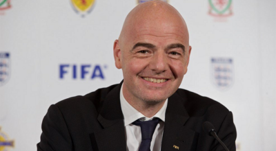 Piada de Infantino sobre ausência da Itália na Copa gera revolta no país
