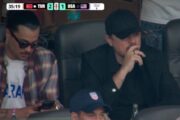 Brad Pitt, DiCaprio e Paris Hilton: jogo dos EUA consolida a ‘Copa das Celebridades’