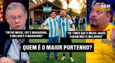 A POLÊMICA COMPARAÇÃO: MESSI É MAIOR QUE MARADONA?