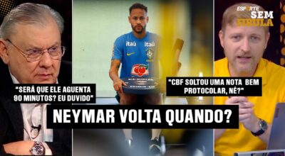 ACABOU O MISTÉRIO! VEJA A EVOLUÇÃO DO NEYMAR APÓS OS EXAMES
