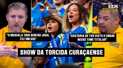 ALEMANHA DÁ AULA DE FUTEBOL, MAS A TORCIDA DE CURAÇAO ROUBOU A CENA