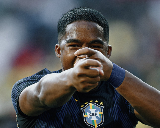 Endrick brilha, Brasil vence Egito e encerra preparação para a Copa