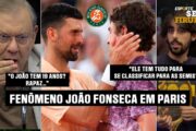 HISTÓRICO! JOÃO FONSECA DESTRÓI NO SAIBRO E VAI ÀS QUARTAS EM PARIS