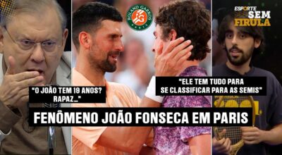 HISTÓRICO! JOÃO FONSECA DESTRÓI NO SAIBRO E VAI ÀS QUARTAS EM PARIS