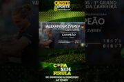 HISTÓRICO! ZVEREV JOGA DEMAIS, DESTRÓI RIVAIS E É O CAMPEÃO DE ROLAND GARROS!