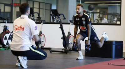 Neymar tem evolução confirmada, mas ainda é dúvida para estreia do Brasil