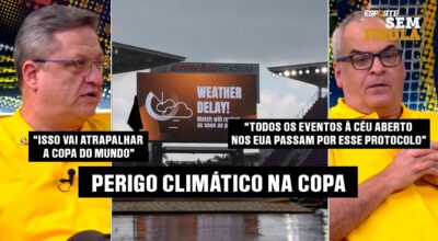 PERIGO NA COPA: CALOR E TEMPESTADES AMEAÇAM JOGOS NOS EUA
