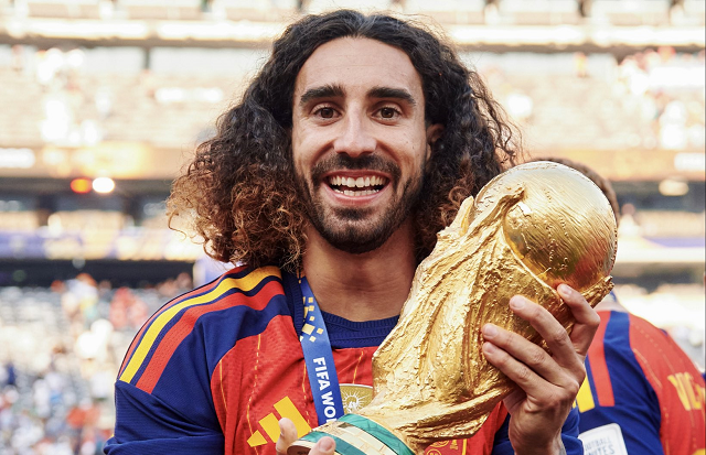 Com título da Espanha, Cucurella se junta a Enzo Fernández em marca inédita