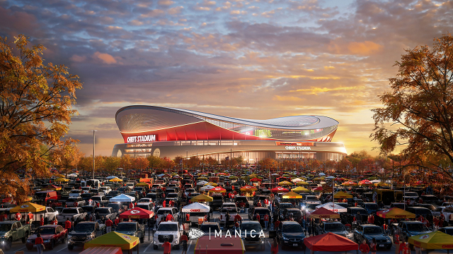NFL: Chiefs revelam imagens do novo estádio de US$ 3 bilhões que será inaugurado em 2031