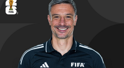 Árbitro da final da Copa do Mundo se emociona ao ser escolhido pela FIFA