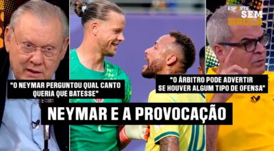 A VERDADE SOBRE A PROVOCAÇÃO DE NEYMAR E O GOLEIRO