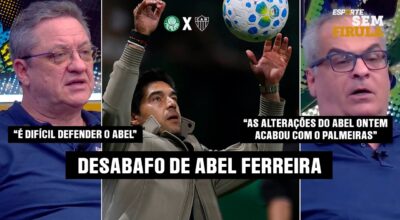 ABEL FERREIRA SOLTA O VERBO APÓS DERROTA DO PALMEIRAS PARA O ATLÉTICO