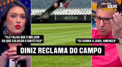 ANDRÉ RAMALHO E DINIZ REVOLTADOS: “ESSE GRAMADO É UM ABSURDO”