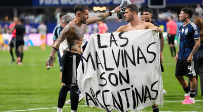 FIFA abre investigação contra a Argentina por faixa sobre as Ilhas Malvinas