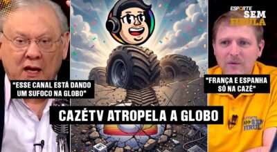 CAZÉTV ATROPELA A GLOBO? O SUCESSO QUE MUDOU O FUTEBOL
