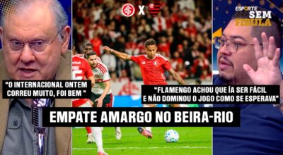 CRISE NA GÁVEA? O FLAMENGO NÃO CONVENCE E O INTERNACIONAL SEGURA O EMPATE