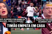 EMPATE DO TIMÃO: POLÊMICA COM O GRAMADO E RISCO DE LESÕES