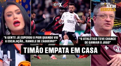 EMPATE DO TIMÃO: POLÊMICA COM O GRAMADO E RISCO DE LESÕES