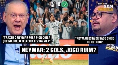 EMPATE NA VILA: NEYMAR BRILHA, MAS SANTOS TROPEÇA