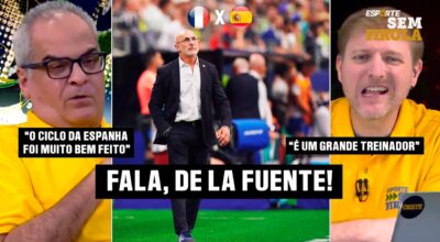 ESPANHA VENCE! VEJA O QUE DISSE O TÉCNICO DE LA FUENTE