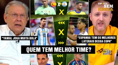 ESPANHA X ARGENTINA: QUEM TEM O MELHOR TIME POSIÇÃO POR POSIÇÃO?