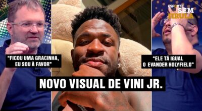HARMONIZAÇÃO FACIAL DE VINI JR. GERA POLÊMICA NO ESTÚDIO