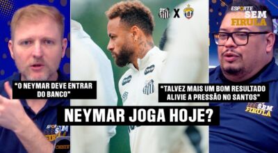 SANTOS NA SULA: NEYMAR NO BANCO E A CRISE NA VILA