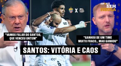 SANTOS NO LIMITE: VITÓRIA NA SULA NÃO ESCONDE O CAOS