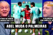 VAI TER MUDANÇA! VEJA O TIME DO PALMEIRAS PARA O JOGO CONTRA O VITÓRIA