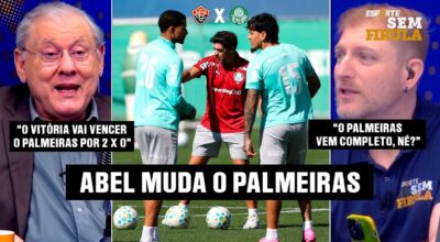 VAI TER MUDANÇA! VEJA O TIME DO PALMEIRAS PARA O JOGO CONTRA O VITÓRIA