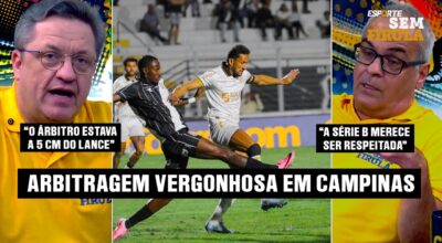 VERGONHA! A ARBITRAGEM ACABOU COM PONTE PRETA X CRICIÚMA