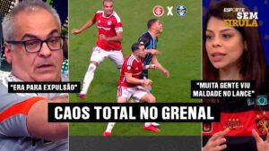 ABSURDO NO GRENAL! POR QUE CARLOS VINICIUS NÃO FOI EXPULSO?