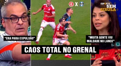 ABSURDO NO GRENAL! POR QUE CARLOS VINICIUS NÃO FOI EXPULSO?