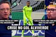CARLOS MIGUEL VIVE FASE RUIM COM A CAMISA DO PALMEIRAS