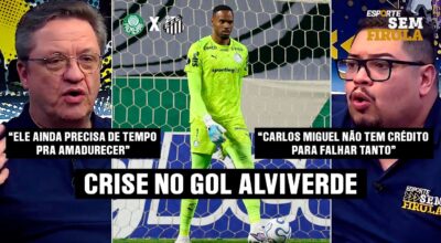 CARLOS MIGUEL VIVE FASE RUIM COM A CAMISA DO PALMEIRAS