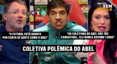 COLETIVA RIDÍCULA: ABEL NÃO ACEITA CRÍTICAS AO FUTEBOL DO PALMEIRAS