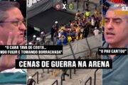 CORINTHIANS X ROSARIO CENTRAL ACABA EM BRIGA GENERALIZADA ENTRE TORCIDA ARGENTINA E POLICIAIS
