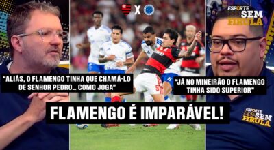 CRUZEIRO JOGA BEM, MAS CAI DIANTE DO PODERIO DO FLAMENGO