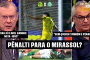 ESCÂNDALO EM CAMPO! O LANCE QUE REVOLTOU O MIRASSOL NA VITÓRIA DO VERDÃO