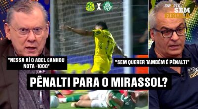 ESCÂNDALO EM CAMPO! O LANCE QUE REVOLTOU O MIRASSOL NA VITÓRIA DO VERDÃO