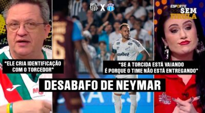 O DIA QUE A VILA FICOU PEQUENA: NEYMAR ENCARA AS VAIAS