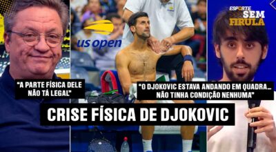 O FIM DE UMA ERA? DJOKOVIC PASSA MAL EM QUADRA E É ELIMINADO POR ARGENTINO