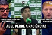 ABEL REVOLTADO! TREINADOR DO PALMEIRAS DISPARA CONTRA INVASÃO DE MICROFONES NO CAMPO!
