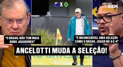 ANCELOTTI SURPREENDE! A NOVA FORMAÇÃO TÁTICA DO BRASIL CONTRA A AUSTRÁLIA!